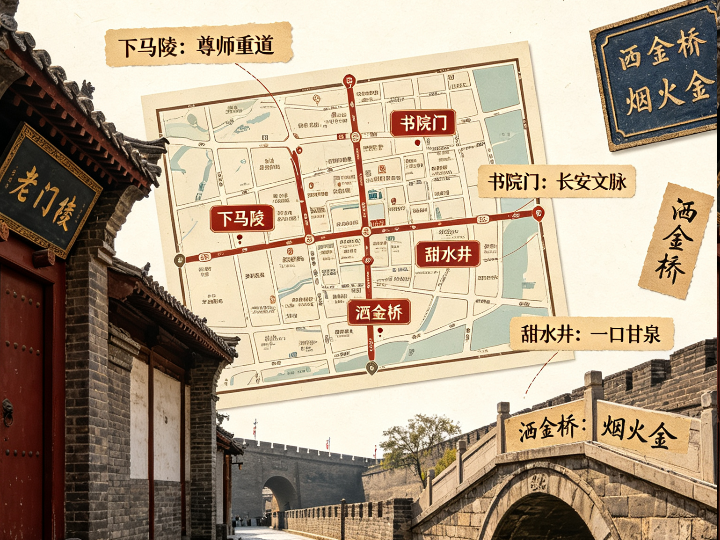西安这些老街巷的名字，每一个都有故事
