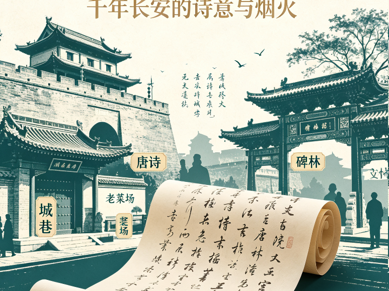 从“唐诗之都”到顺城巷，千年长安的诗意与烟火